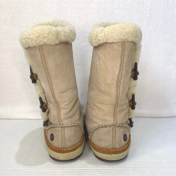 Merrell Boots Women 7.5 Spirit Tibet High Timber Winter Snow Boot J20032 Beige - Picture 3 of 8